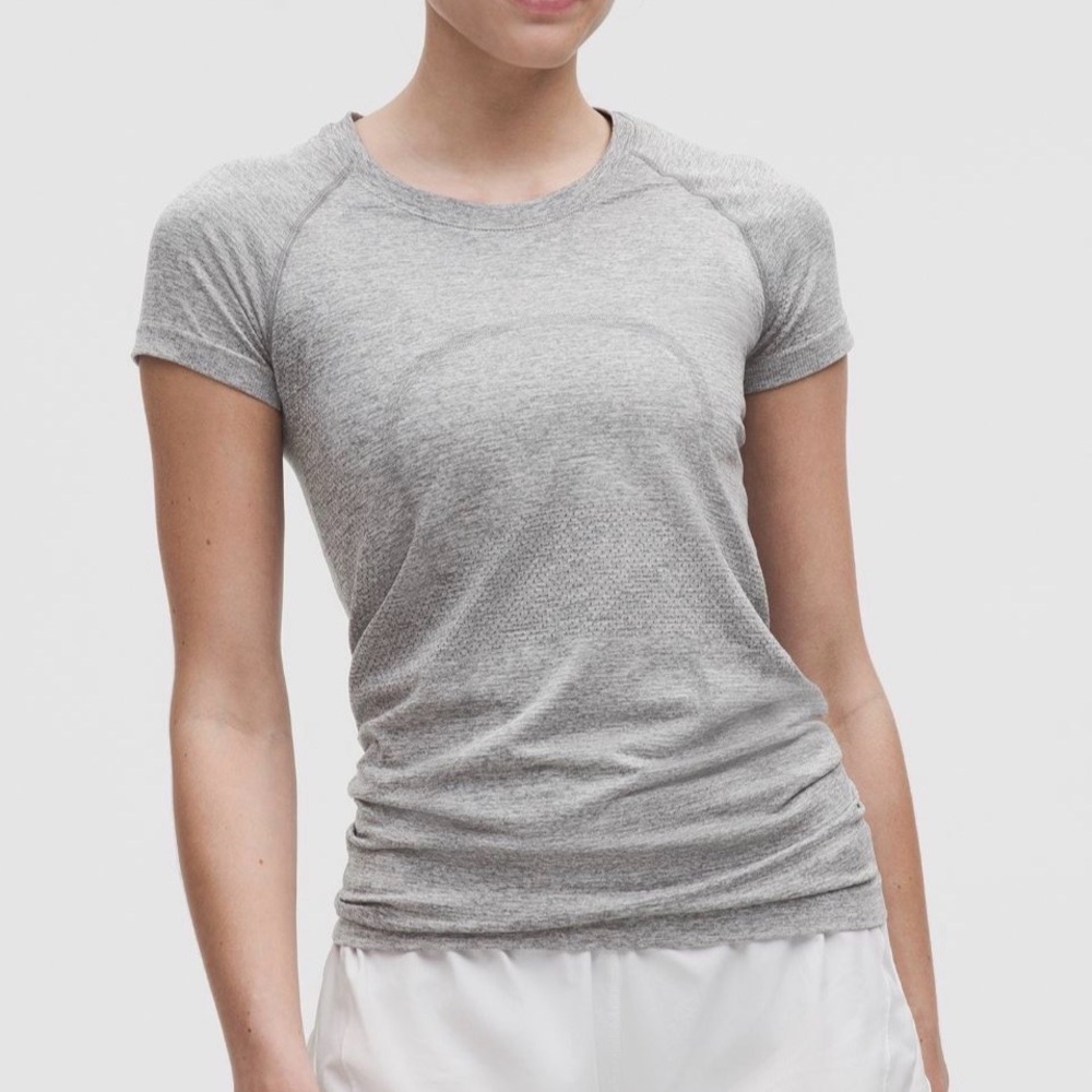 Lululemon Swiftly Tech 2.0 Short Sleeve Grey Hip Length